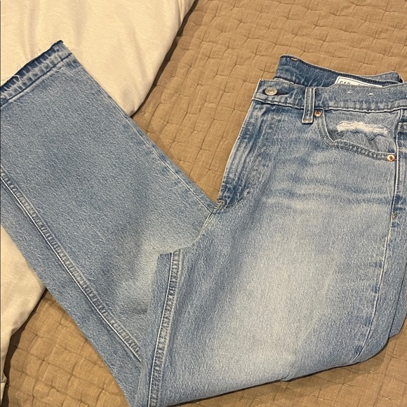 GAP Denim - GAP Women's Light Blue Straight Leg Jeans